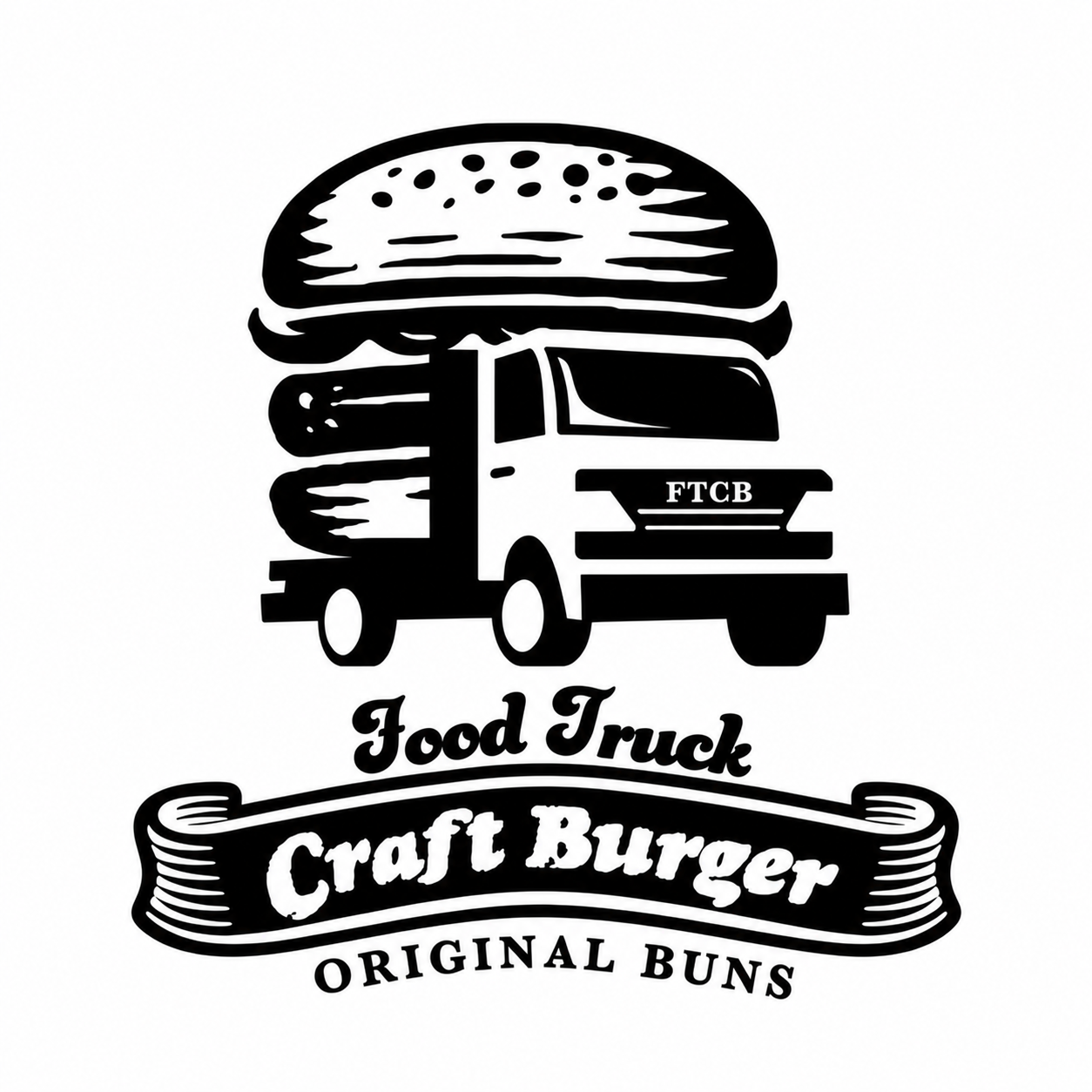 Food Truck Craft Burger ロゴ